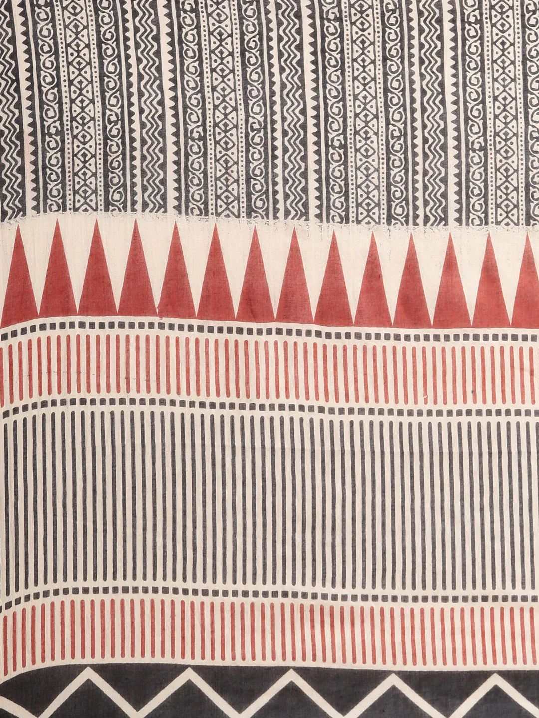 Neerus Black Printed Straight Kurta and Trousers With Dupatta - Image 7