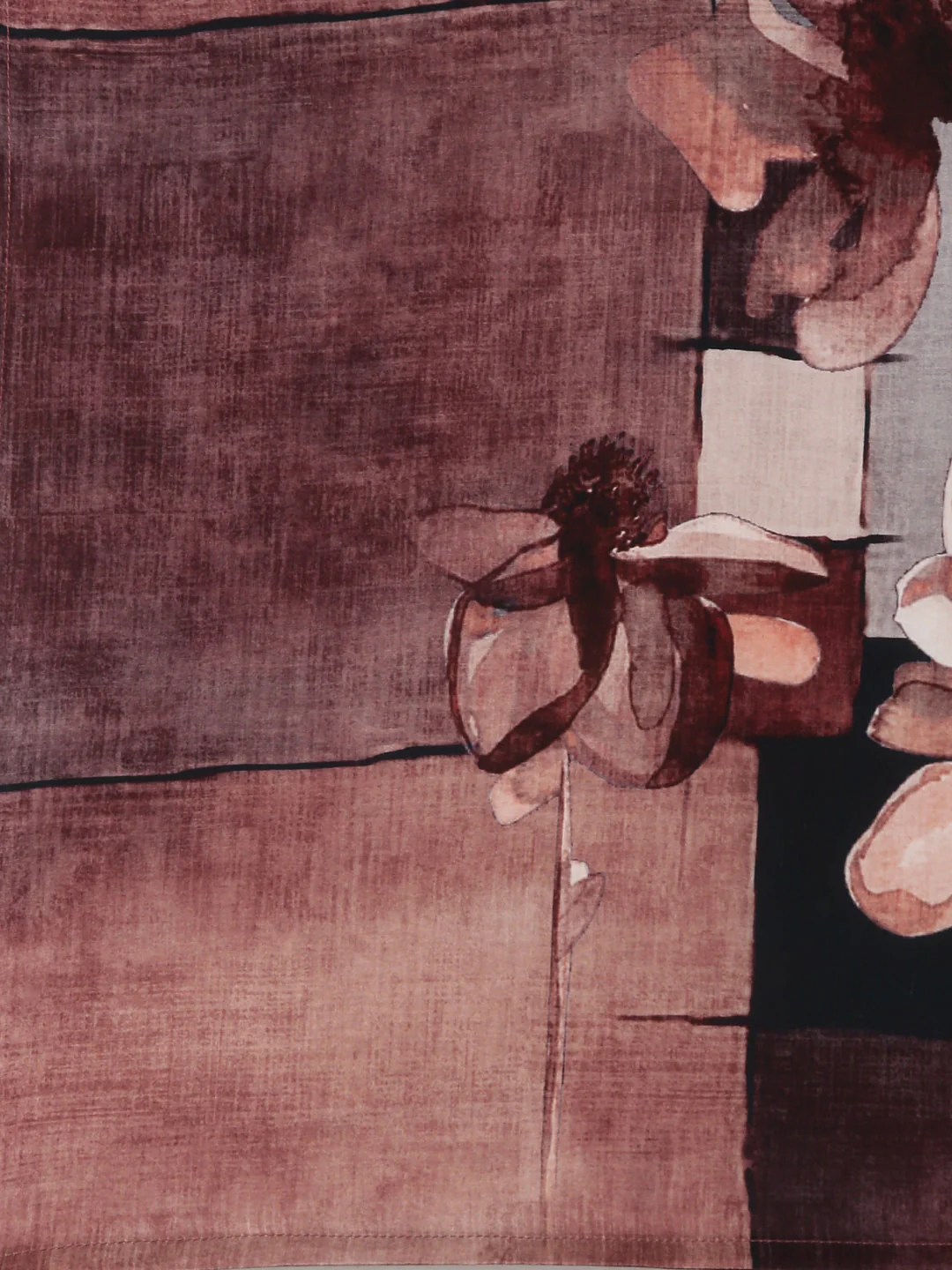 Neerus Brown Solid Straight Kurta and Trousers With Dupatta - Image 7