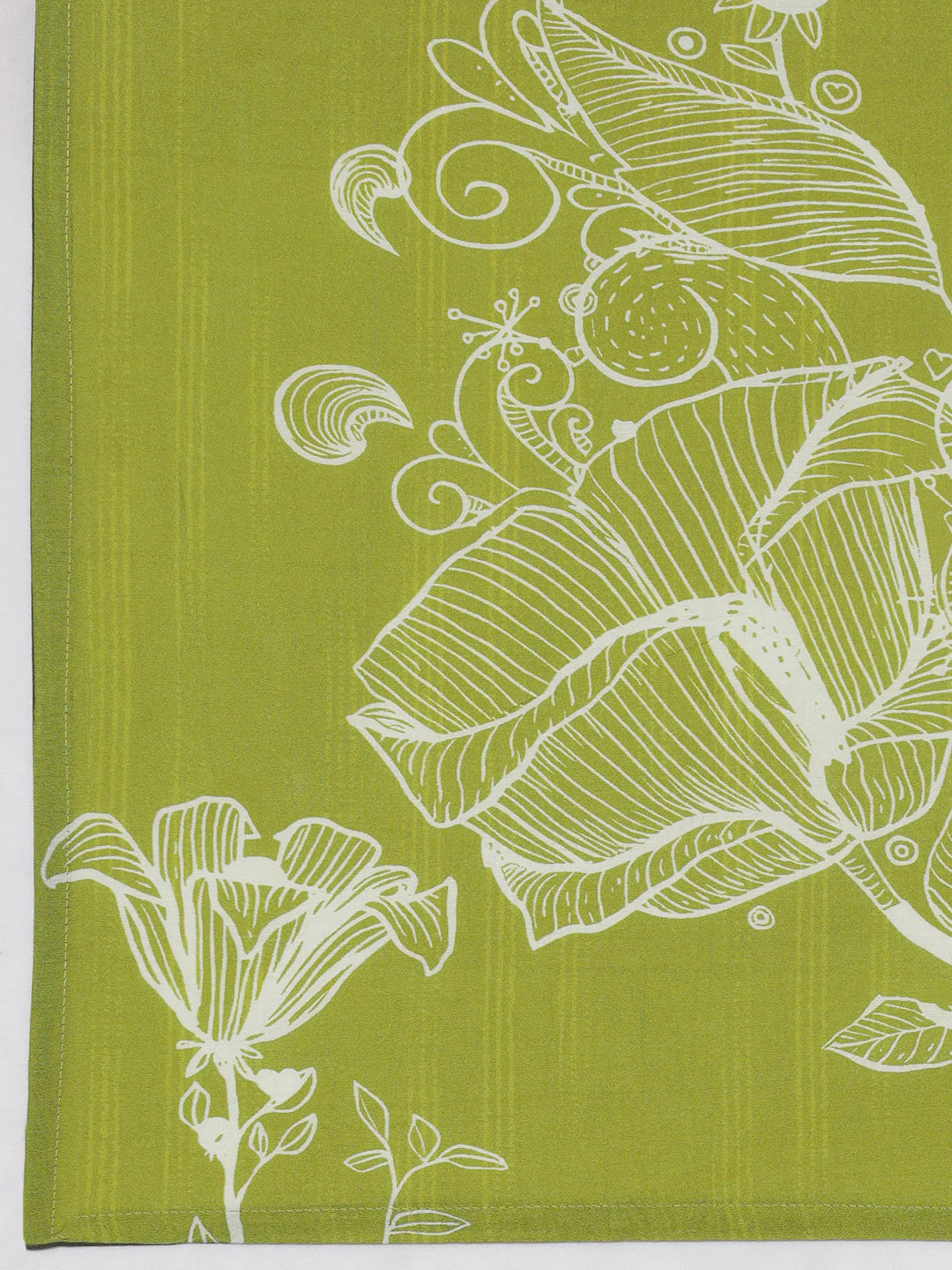 Neerus Green Printed Straight Kurta and Trousers With Dupatta - Image 7