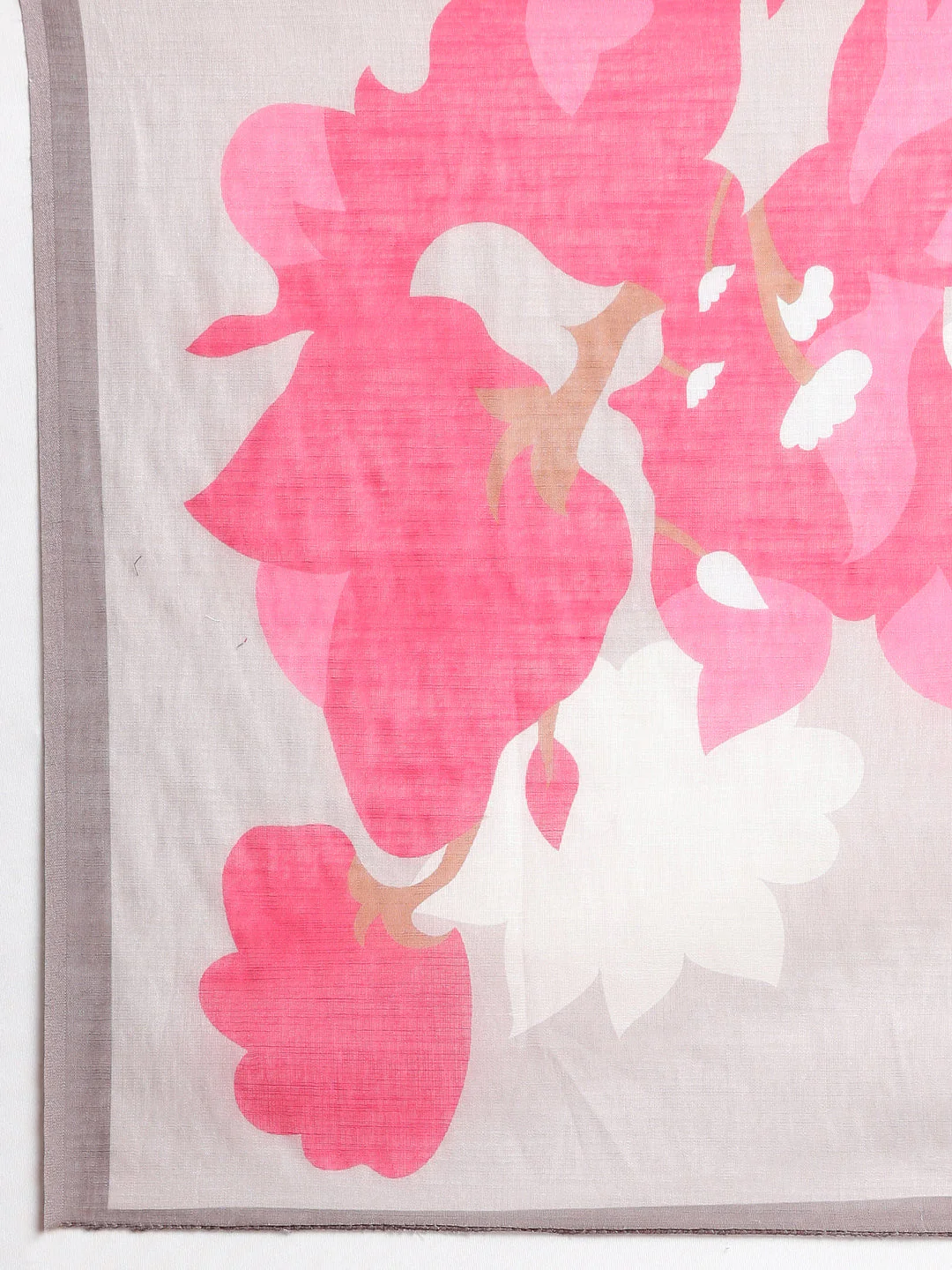 Neerus L gray Printed Straight Kurta and Trousers With Dupatta - Image 7