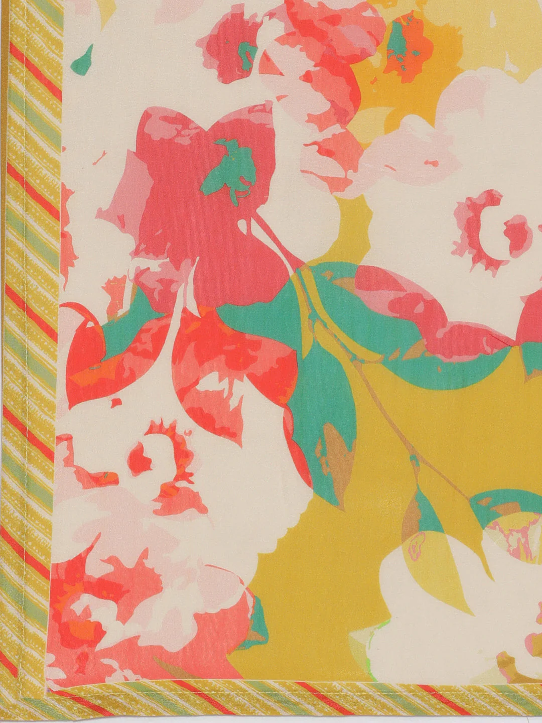 Neerus Mustard Printed Straight Kurta and Trousers With Dupatta - Image 7