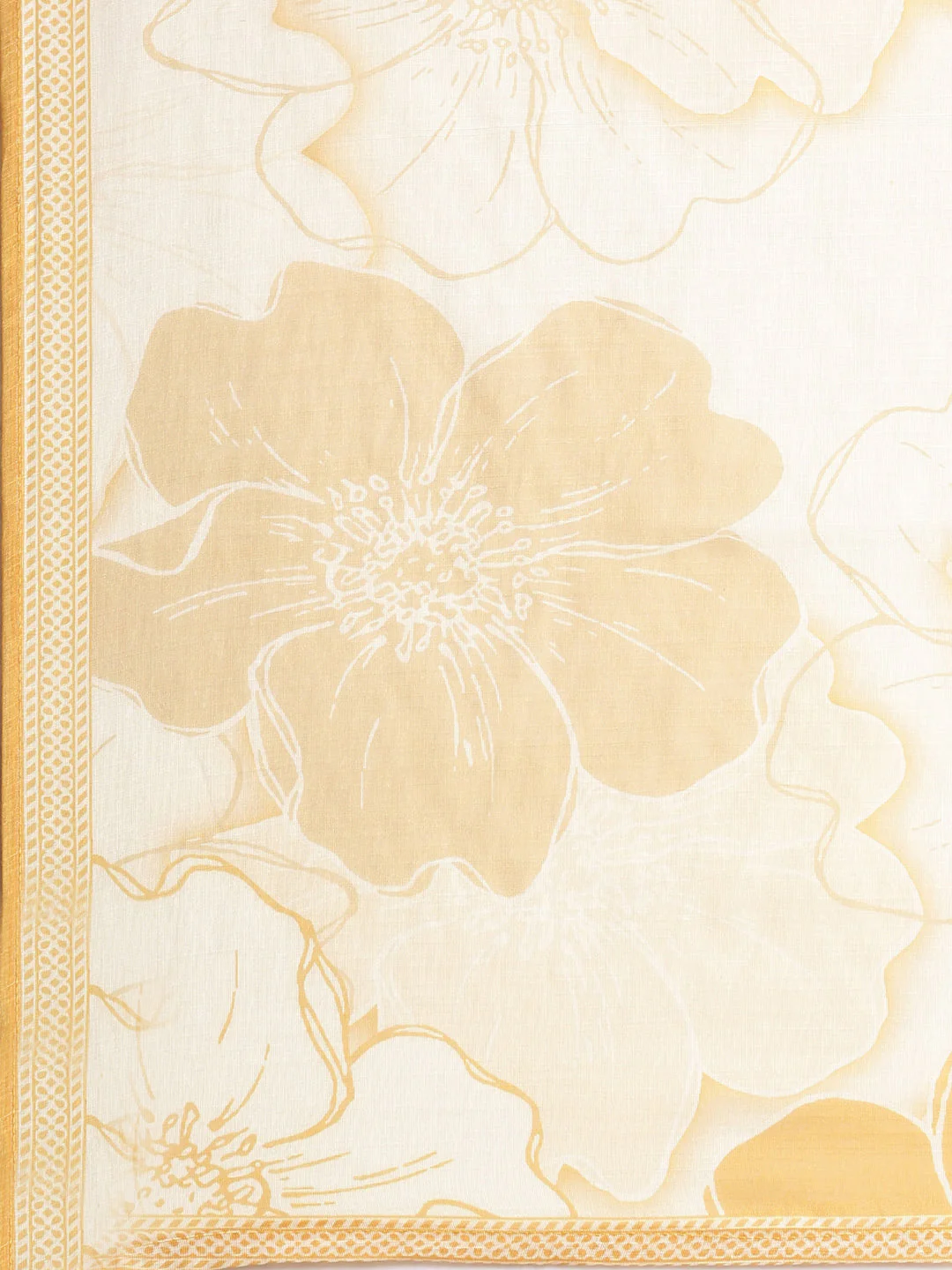 Neerus Yellow Printed Straight Kurta and Trousers With Dupatta - Image 7